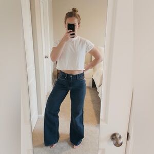 Good American Good Skate Wide-Leg Jeans